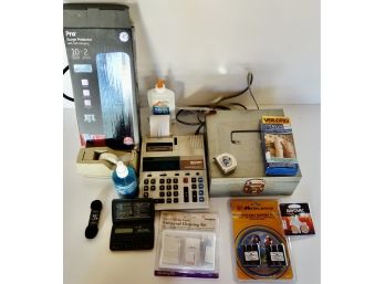 Surge Protector, Adding Machine, And More
