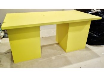 Yellow Work Desk
