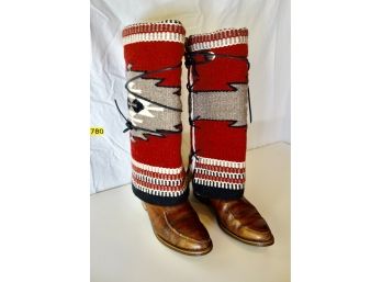 Men's Sz 8.5 Leather Booths WBoot Rugs