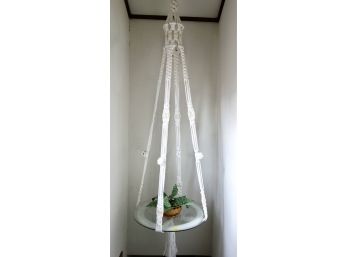Super Cool Macrame Hanging Plant Stand