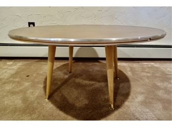 36' Diameter Mid Century Style Coffee Table W/removable Legs AS IS