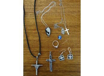 Religious Jewelry, Some Sterling