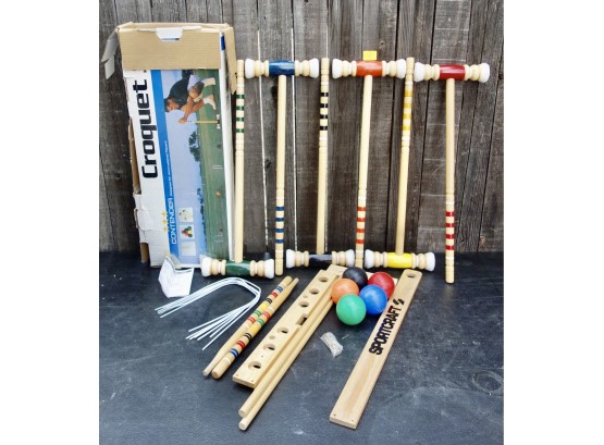 New Croquet Set, Missing One Ball