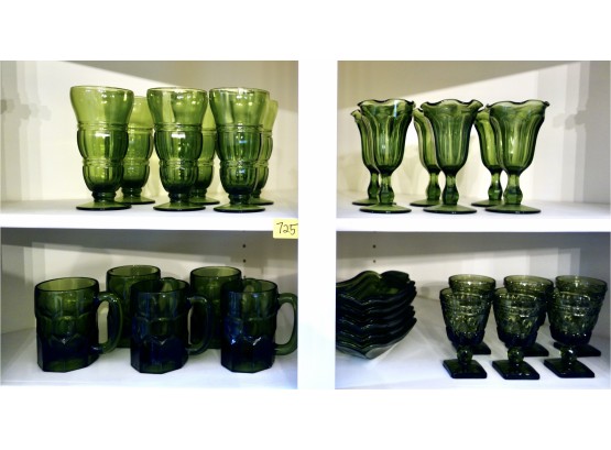 Fun Collection Of Green Glass