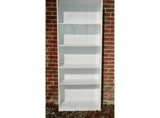 White Particle Board Shelving