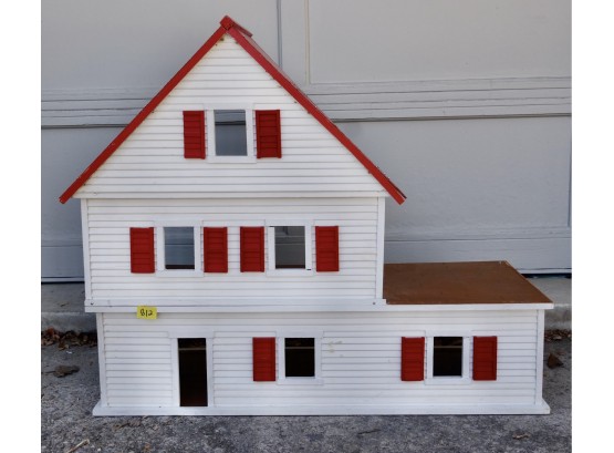 Cute Red And White Dollhouse