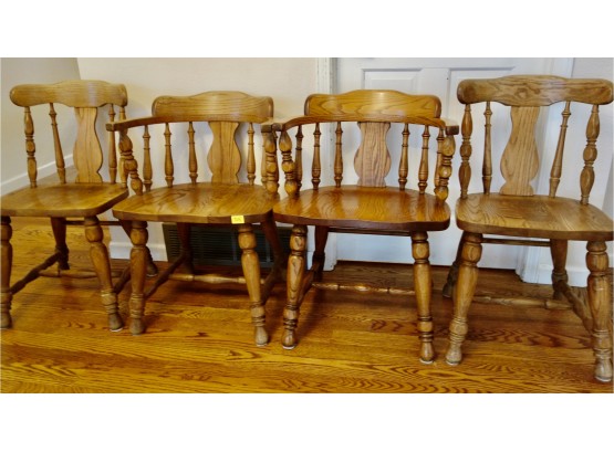 4 Oak Chairs
