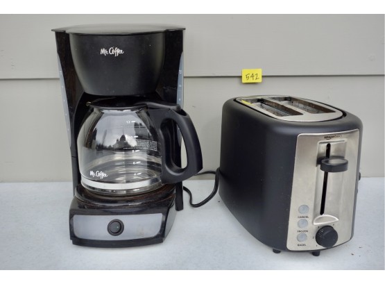 Coffee Maker & Toaster