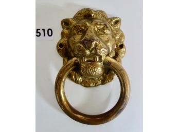 Antique Lion's Head Door Knocker