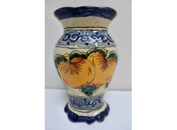 12' Tall Hand Painted Vase
