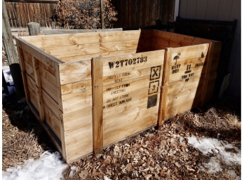 Giant Wooden Shipping Crate