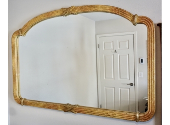 Large Vintage Faux Finish Mirror