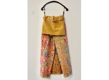Gorgeous Southeast Asian Skirt With Foldover Top
