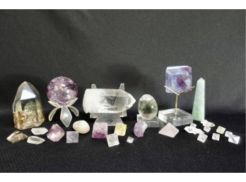Assorted Crystals Raw & Polished