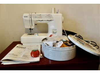 Kenmoore 385.1291280 Sewing Machine With Sewing Supplies