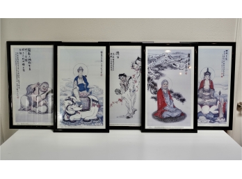 5 Coordinating Buddhist Prints