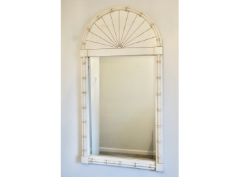 Vintage Faux Bamboo Wall Mirror