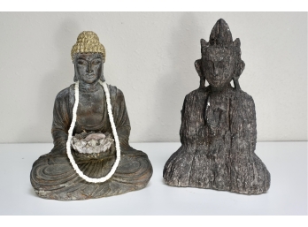 2 Composite Buddha Statues