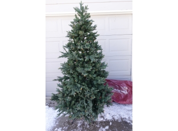 Balsam Hill 7' Tall Saratoga Spruce Prelit Artificial Christmas Tree W/bag
