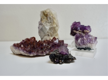 Assorted Amethyst Crystals & More