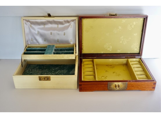 2 Vintage Jewelry Boxes