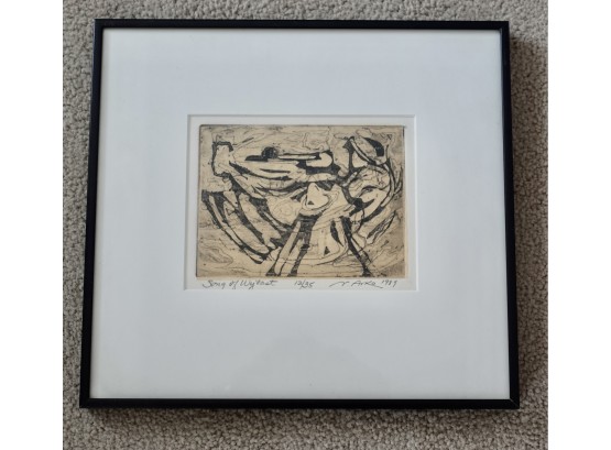 Signed, Framed Lithograph By Arko