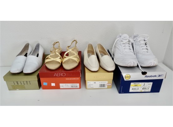 4 Pairs Of Women's Shoes, Sz 8.5 To 9