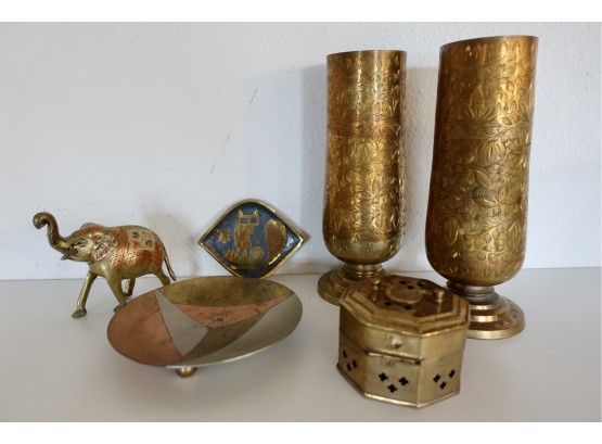 Assorted Vintage Brass Pieces