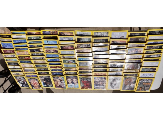 Huge Lot Of National Geographic Magazines