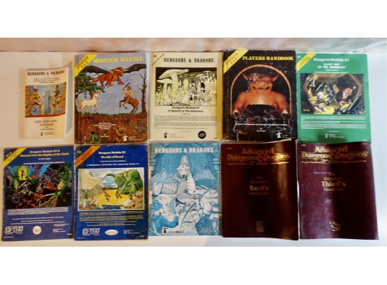Vintage Dungeons And Dragons Books