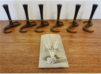 Vintage In Box Dansk Lyr S Candlesticks With Candles
