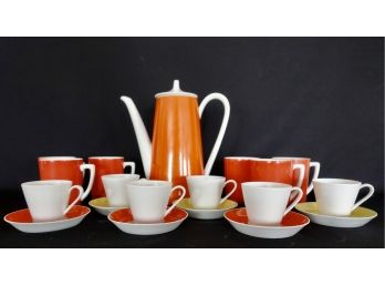 Fairwood 1957 Mid Century Coffee Set With Additional Mugs