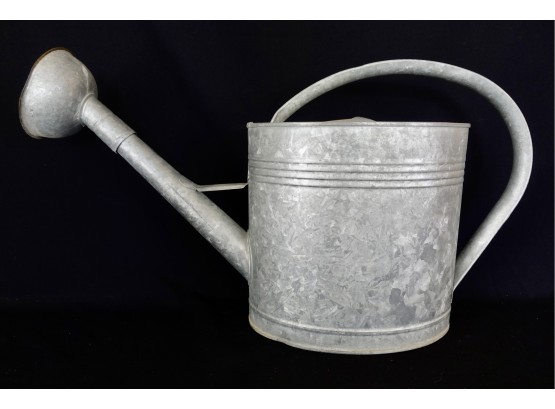 Large Vintage Galvanized Water Can