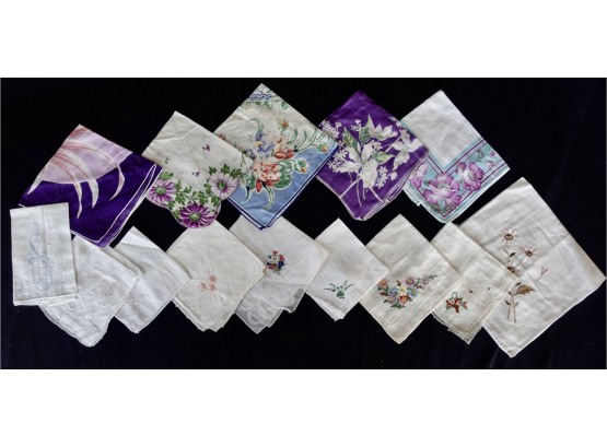 Assorted Vintage Handkerchiefs