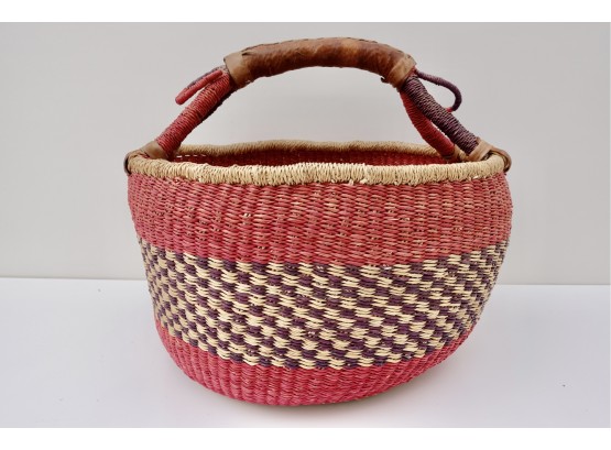 Handwoven Market Basket