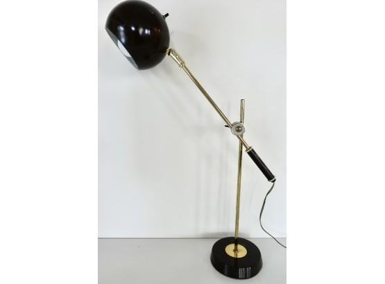Mid Century Eyeball Orb Desk Lamp, AS IS
