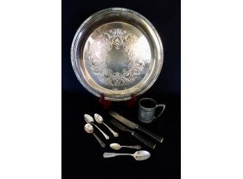 Assorted Silver-plate & 2 Sterling Spoons