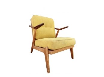 Absolutely Stunning And Rare Arne Wahl Iverson For Komfort Mid Century Teak Chair With Original Cushions