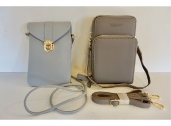 2 Like New Crossbody Cell Phone Bags W/straps