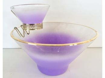 Amazing Purple Blendo Chip And Dip Bowls