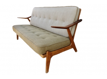 Absolutely Stunning And Rare Arne Wahl Iverson For Komfort Mid Century Teak Sofa With Original Cushions