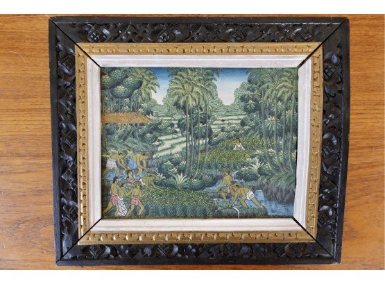 Polynesian Painting In Amazing Frame