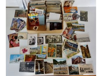 Huge Collection Of Vintage Post Cards Including Many Colorado & More