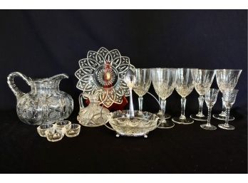 Assorted Fancy Glassware