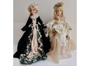 2 Victorian Dolls, One Is Marked Collector's Choice