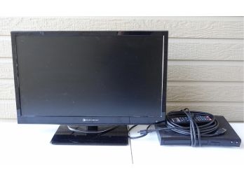 Elements ELEF245 Flat Screen TV With Samsung Bluray Player & Remote