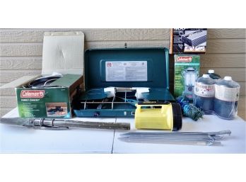 Coleman Camp Stove, Fuel, Camping Cookware, Lantern, & More