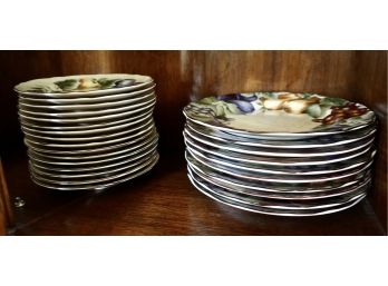 Large Set Of 'napa Valley' By Noble Excellence Dinnerware