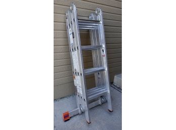 Krause Multimatic Folding 16' Ladder With Built In Stabilizers