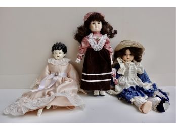 3 Vintage Dolls, 1 Is A Schmid
